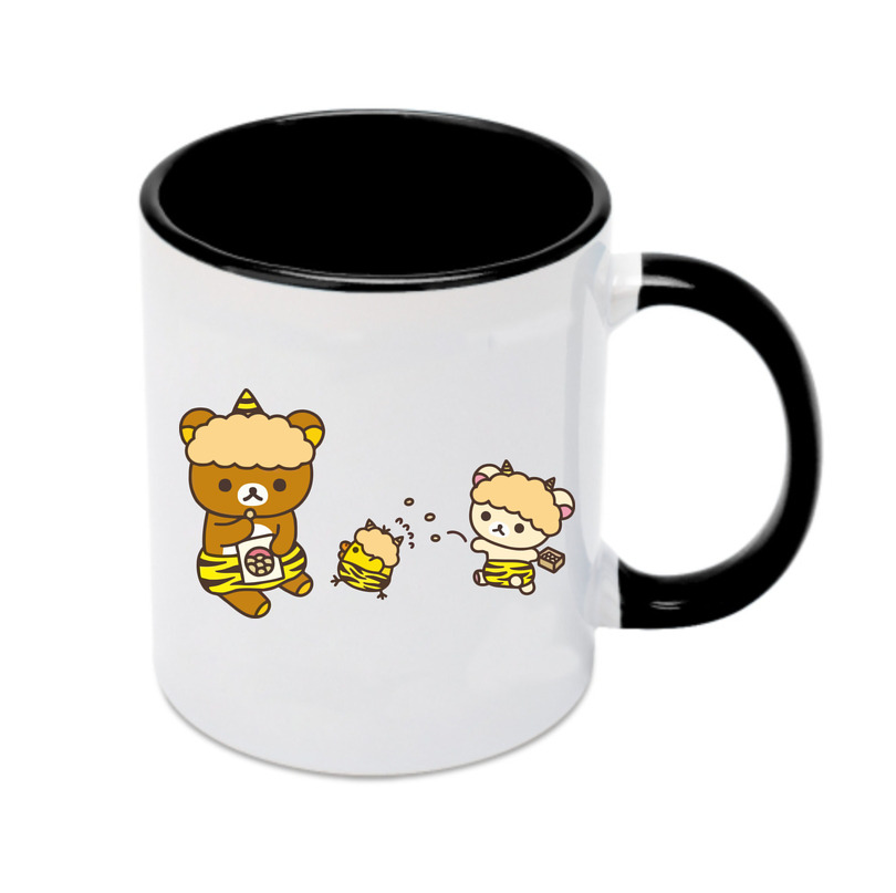 （画像用） リラックマ リラックマ キイロイトリ Rilakkuma Korilakkuma Kiiroitori カラーマグカップ