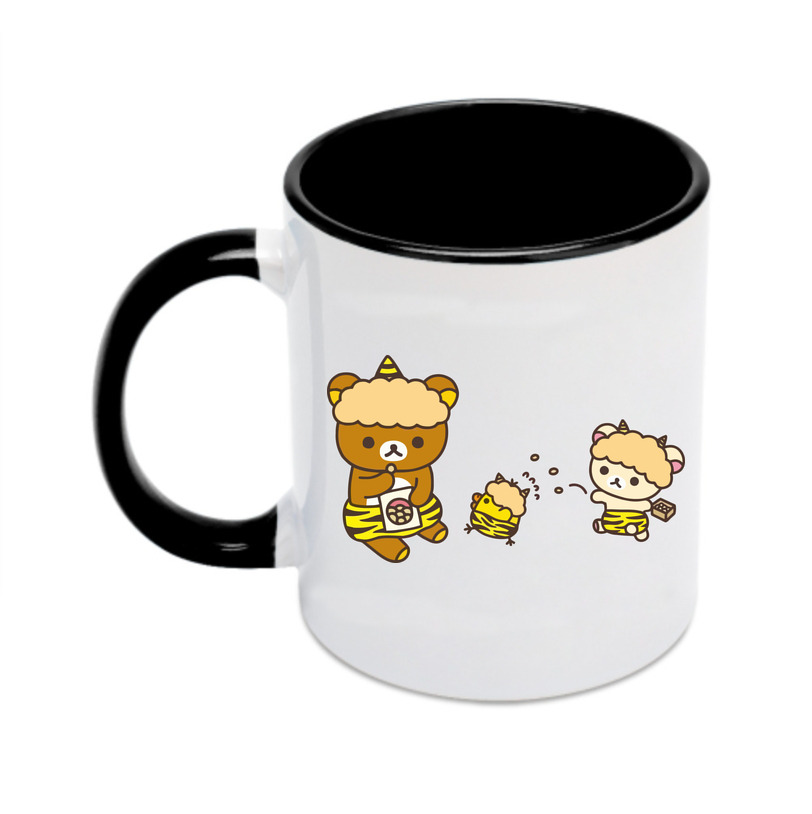 （画像用） リラックマ リラックマ キイロイトリ Rilakkuma Korilakkuma Kiiroitori カラーマグカップ