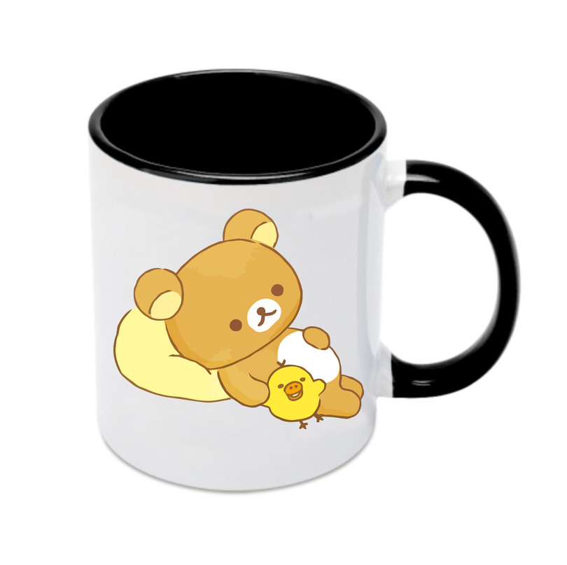 （画像用） リラックマ リラックマ キイロイトリ Rilakkuma Korilakkuma Kiiroitori カラーマグカップ