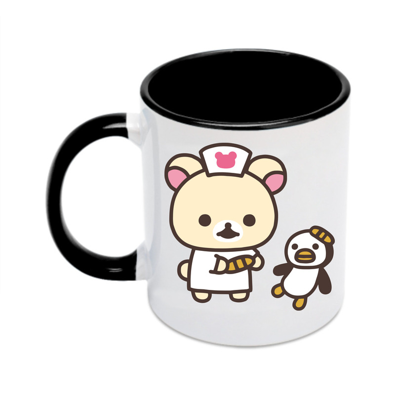 （画像用） リラックマ リラックマ キイロイトリ Rilakkuma Korilakkuma Kiiroitori カラーマグカップ