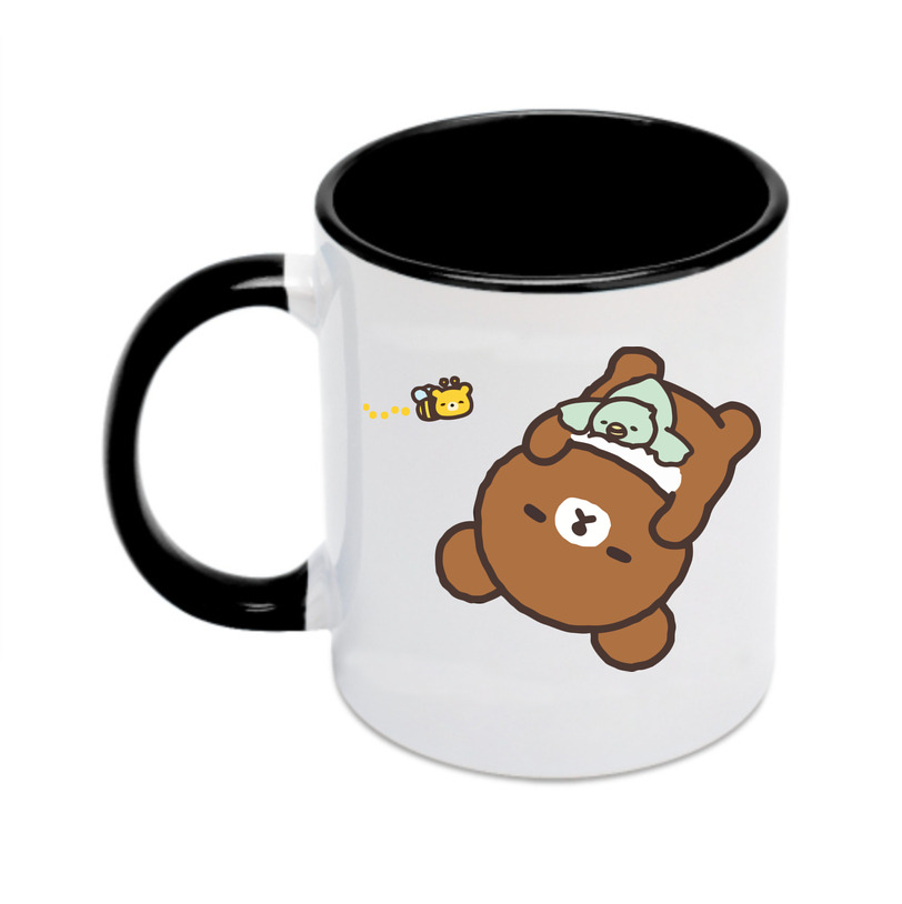 （画像用） リラックマ リラックマ キイロイトリ Rilakkuma Korilakkuma Kiiroitori カラーマグカップ