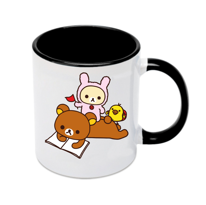 （画像用） リラックマ リラックマ キイロイトリ Rilakkuma Korilakkuma Kiiroitori カラーマグカップ
