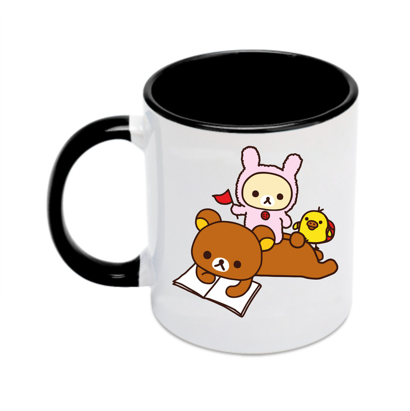 （画像用） リラックマ リラックマ キイロイトリ Rilakkuma Korilakkuma Kiiroitori カラーマグカップ