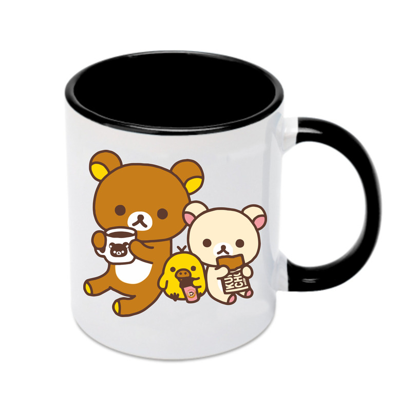 （画像用） リラックマ リラックマ キイロイトリ Rilakkuma Korilakkuma Kiiroitori カラーマグカップ