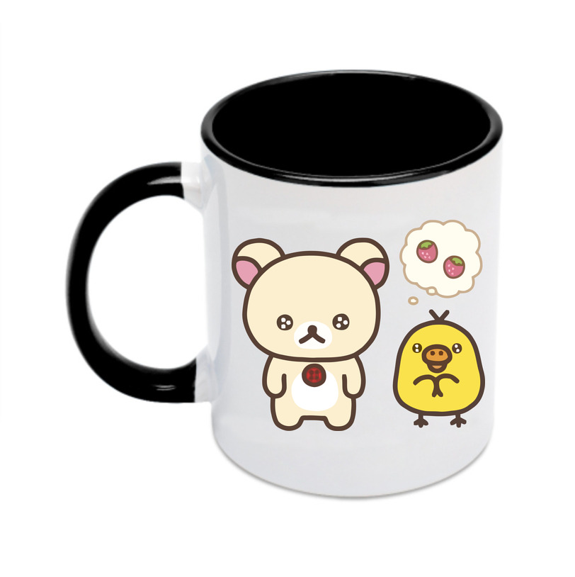 （画像用） リラックマ リラックマ キイロイトリ Rilakkuma Korilakkuma Kiiroitori カラーマグカップ