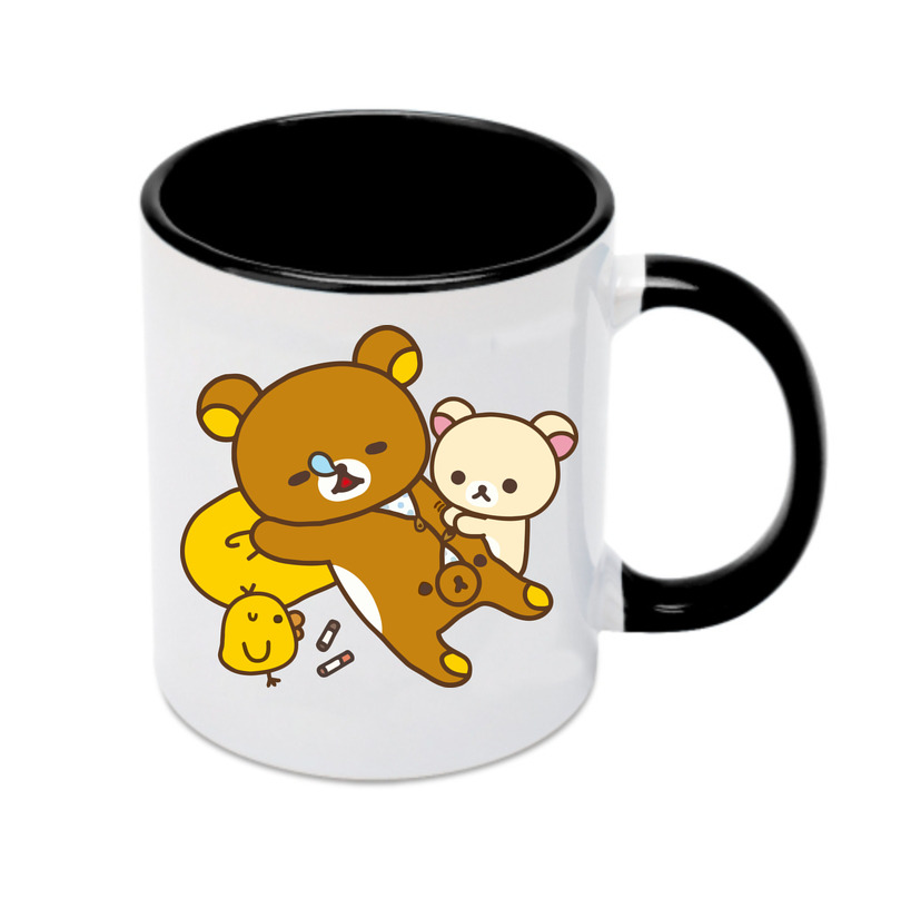 （画像用） リラックマ リラックマ キイロイトリ Rilakkuma Korilakkuma Kiiroitori カラーマグカップ