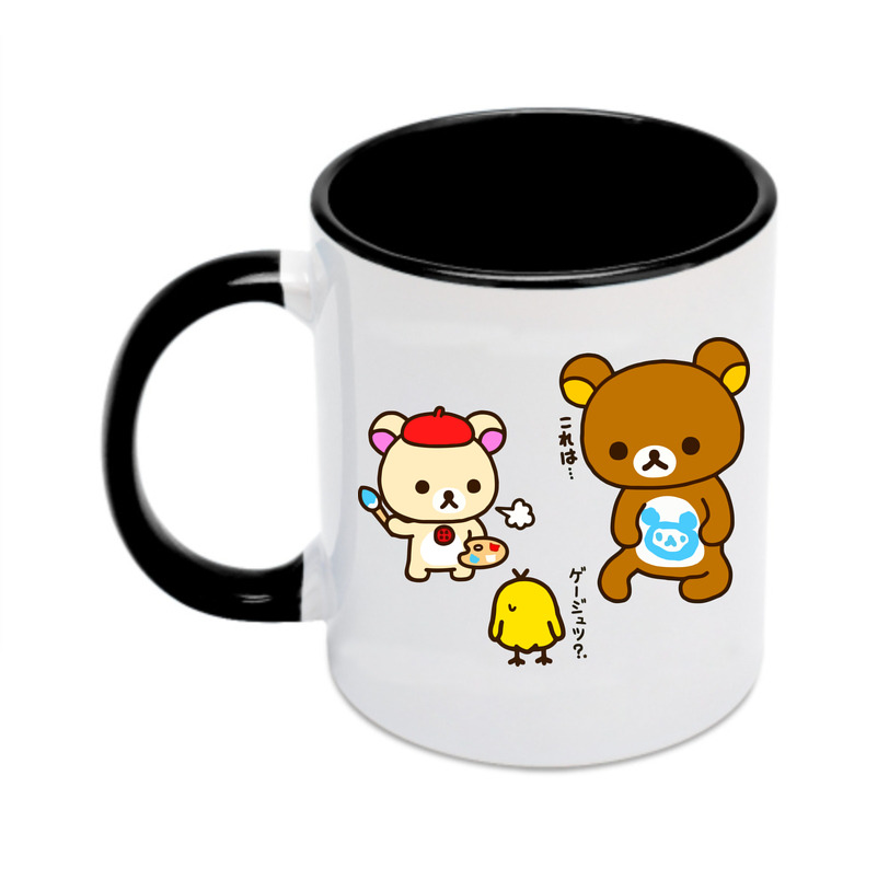 （画像用） リラックマ リラックマ キイロイトリ Rilakkuma Korilakkuma Kiiroitori カラーマグカップ
