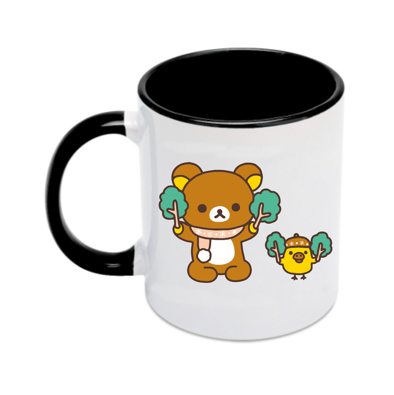 （画像用） リラックマ リラックマ キイロイトリ Rilakkuma Korilakkuma Kiiroitori カラーマグカップ