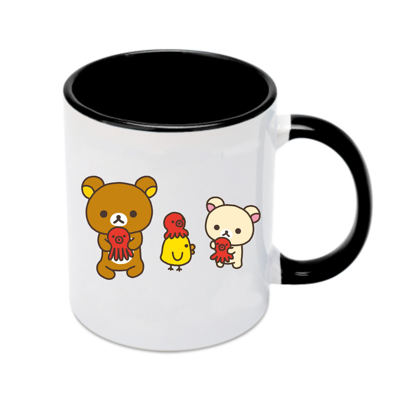 （画像用） リラックマ リラックマ キイロイトリ Rilakkuma Korilakkuma Kiiroitori カラーマグカップ