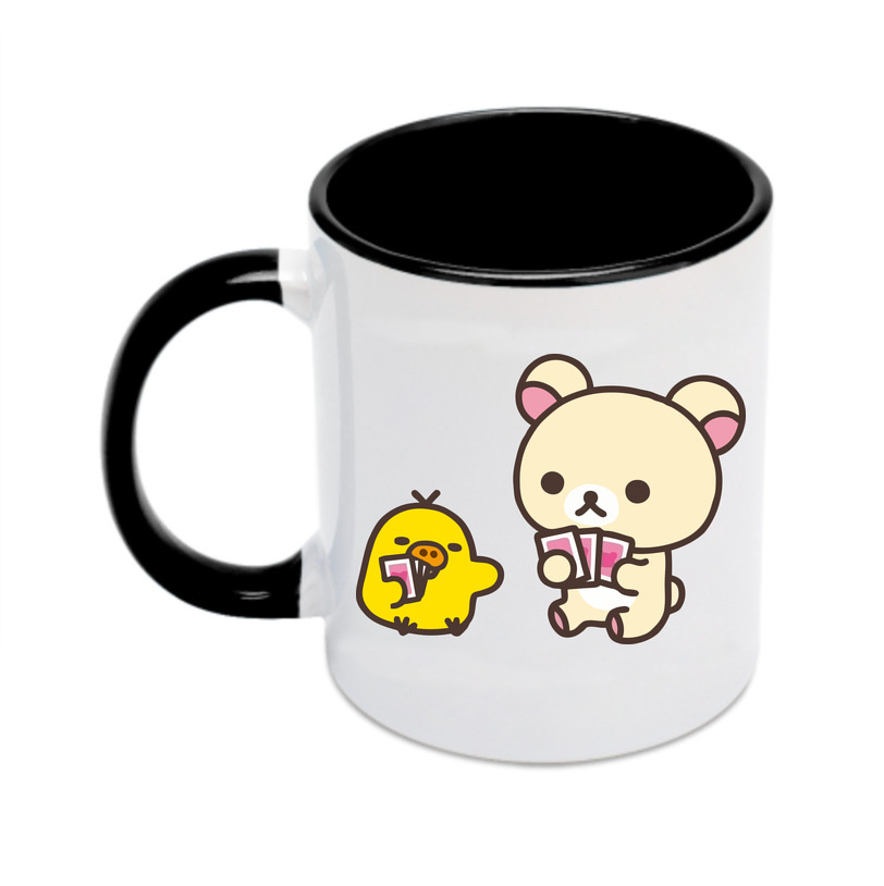 （画像用） リラックマ リラックマ キイロイトリ Rilakkuma Korilakkuma Kiiroitori カラーマグカップ