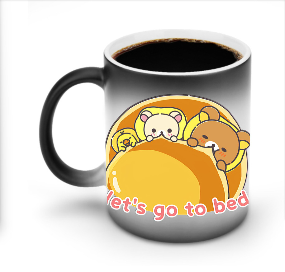 （画像用） リラックマ リラックマ キイロイトリ Rilakkuma Korilakkuma Kiiroitori 温度変色マグカップ