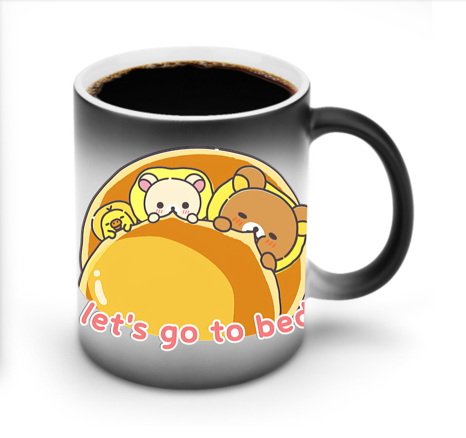（画像用） リラックマ リラックマ キイロイトリ Rilakkuma Korilakkuma Kiiroitori 温度変色マグカップ