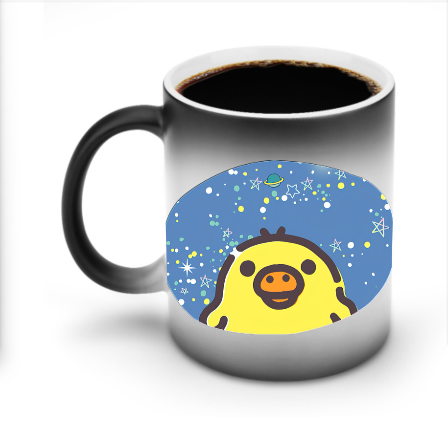 （画像用） リラックマ リラックマ キイロイトリ Rilakkuma Korilakkuma Kiiroitori 温度変色マグカップ