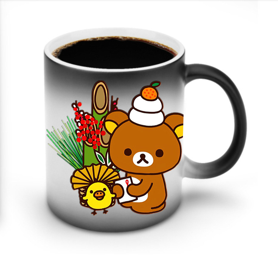 （画像用） リラックマ リラックマ キイロイトリ Rilakkuma Korilakkuma Kiiroitori 温度変色マグカップ