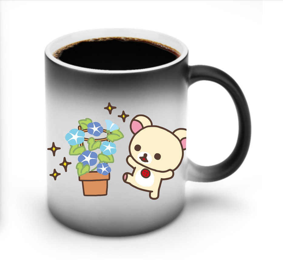 （画像用） リラックマ リラックマ キイロイトリ Rilakkuma Korilakkuma Kiiroitori 温度変色マグカップ