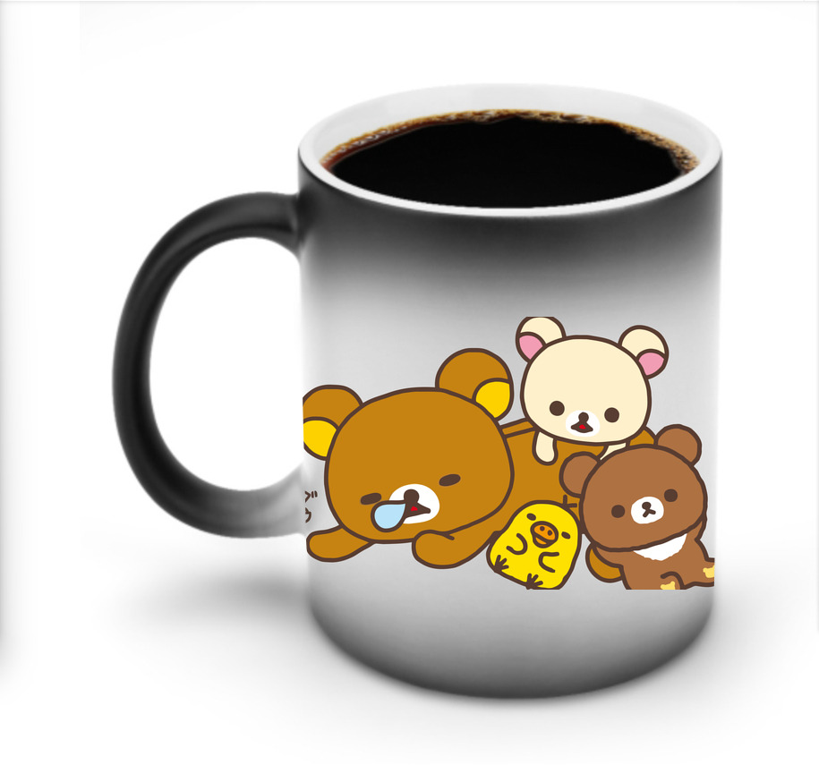 （画像用） リラックマ リラックマ キイロイトリ Rilakkuma Korilakkuma Kiiroitori 温度変色マグカップ