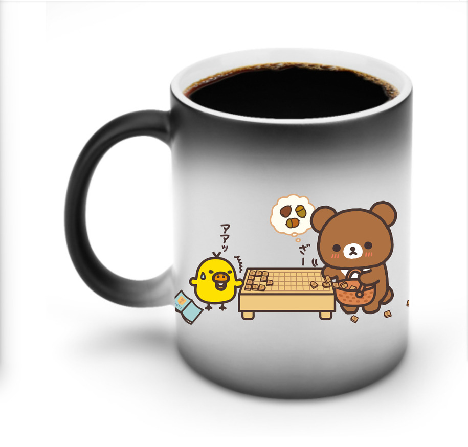 （画像用） リラックマ リラックマ キイロイトリ Rilakkuma Korilakkuma Kiiroitori 温度変色マグカップ