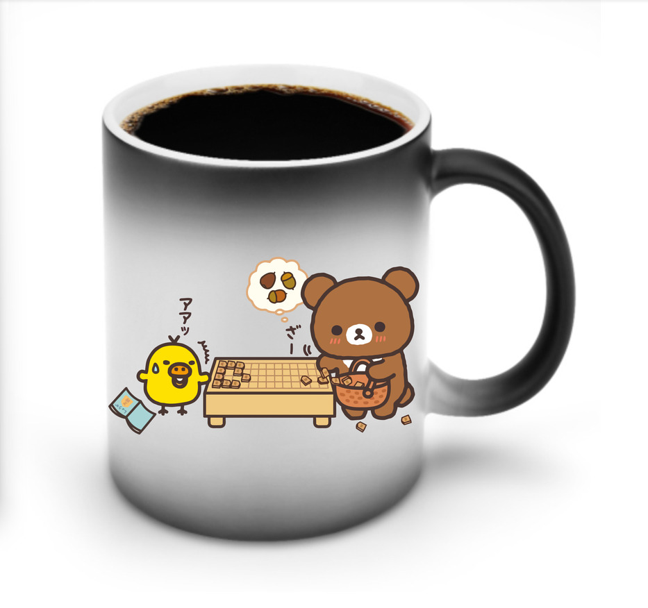 （画像用） リラックマ リラックマ キイロイトリ Rilakkuma Korilakkuma Kiiroitori 温度変色マグカップ