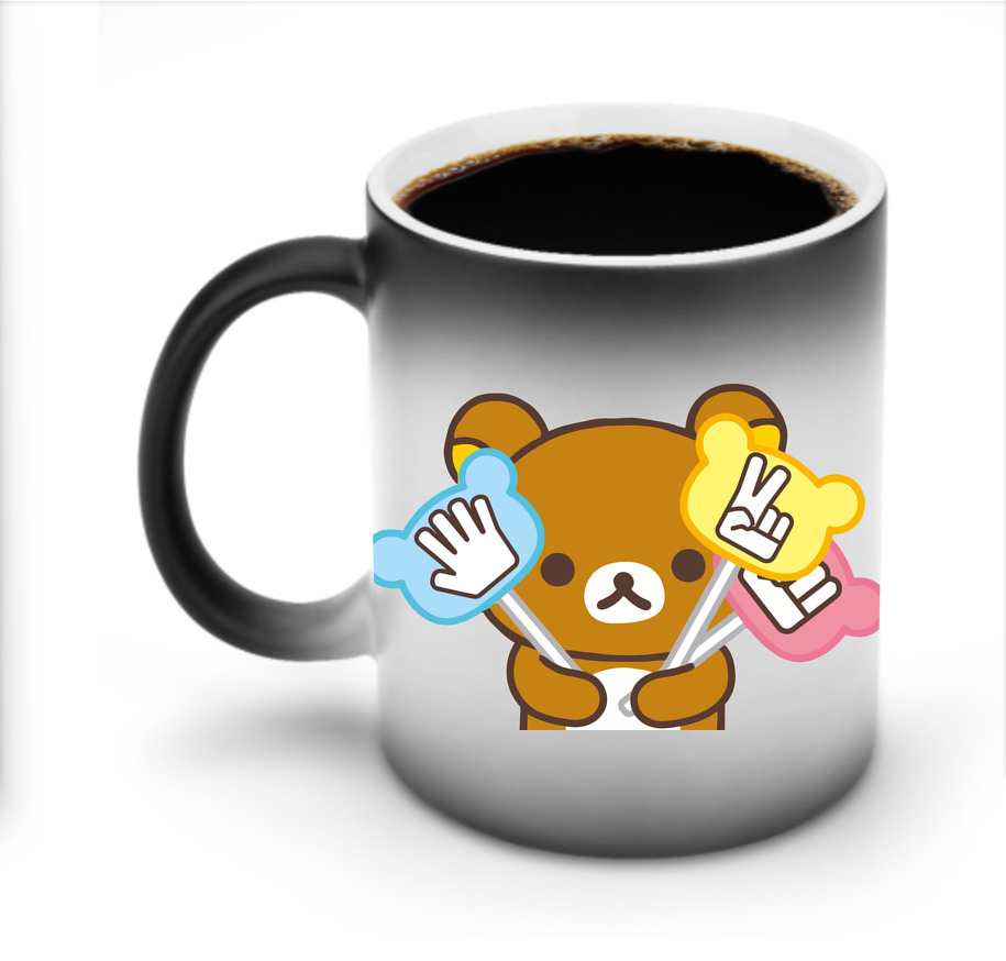 （画像用） リラックマ リラックマ キイロイトリ Rilakkuma Korilakkuma Kiiroitori 温度変色マグカップ