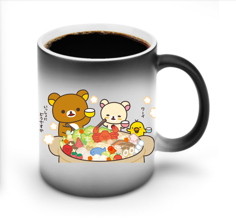 （画像用） リラックマ リラックマ キイロイトリ Rilakkuma Korilakkuma Kiiroitori 温度変色マグカップ