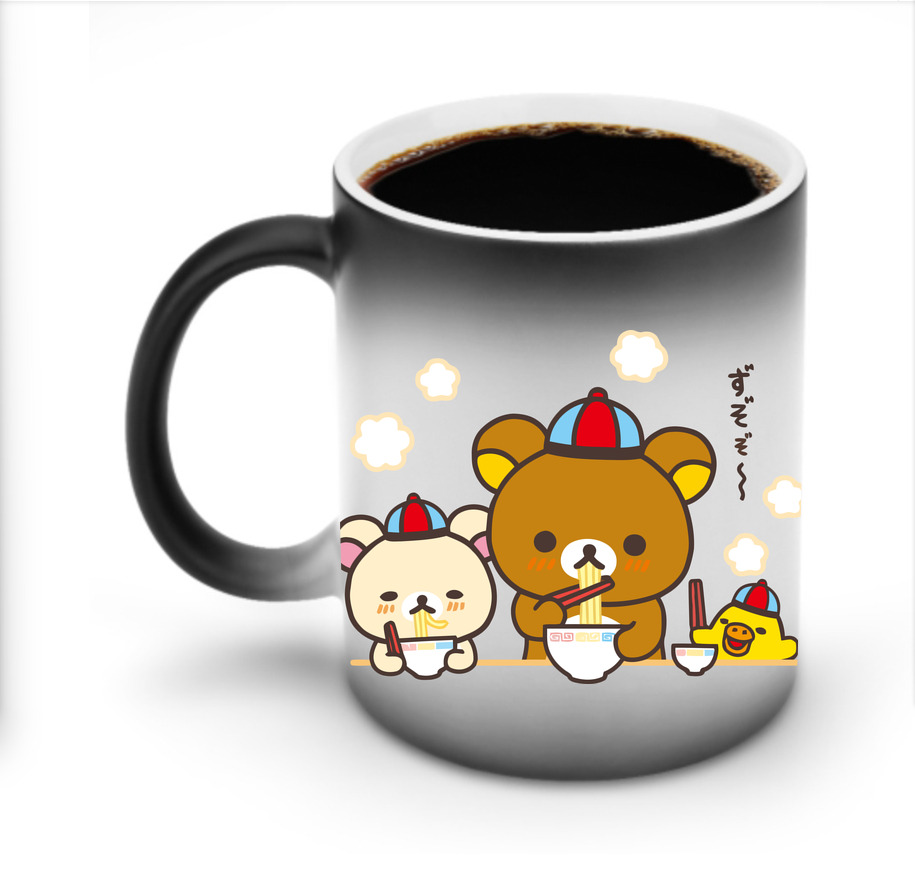 （画像用） リラックマ リラックマ キイロイトリ Rilakkuma Korilakkuma Kiiroitori 温度変色マグカップ