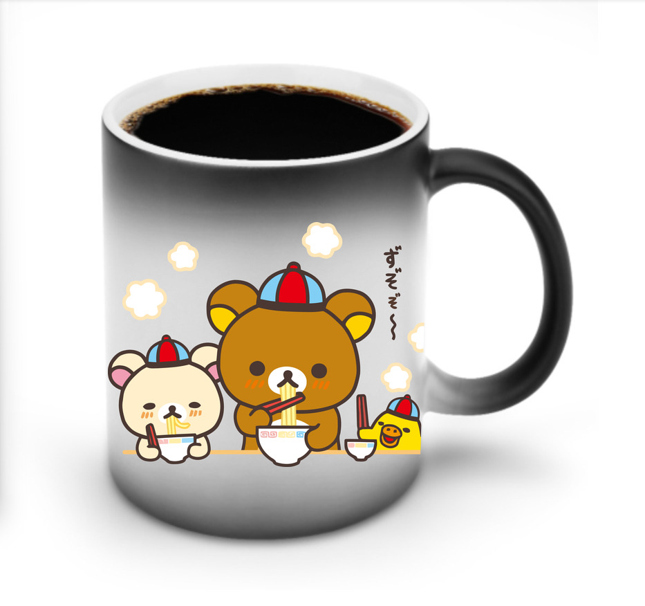 （画像用） リラックマ リラックマ キイロイトリ Rilakkuma Korilakkuma Kiiroitori 温度変色マグカップ