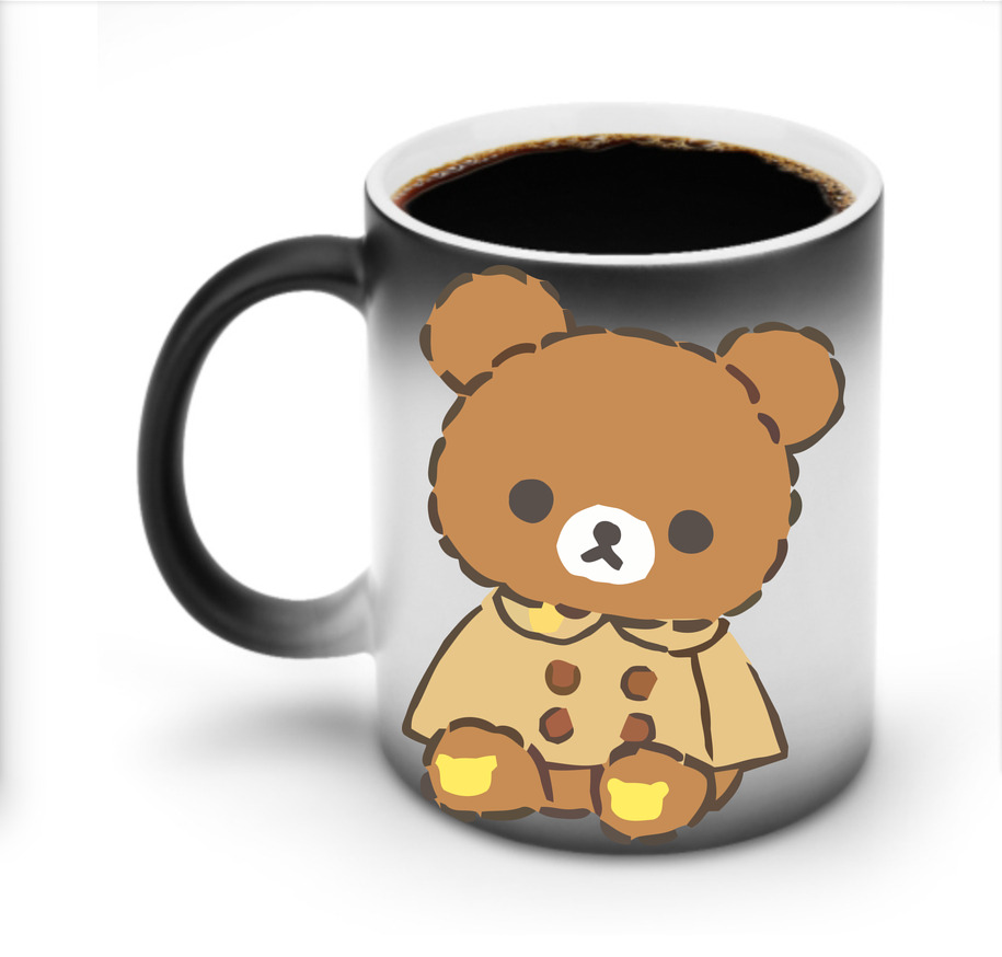 （画像用） リラックマ リラックマ キイロイトリ Rilakkuma Korilakkuma Kiiroitori 温度変色マグカップ