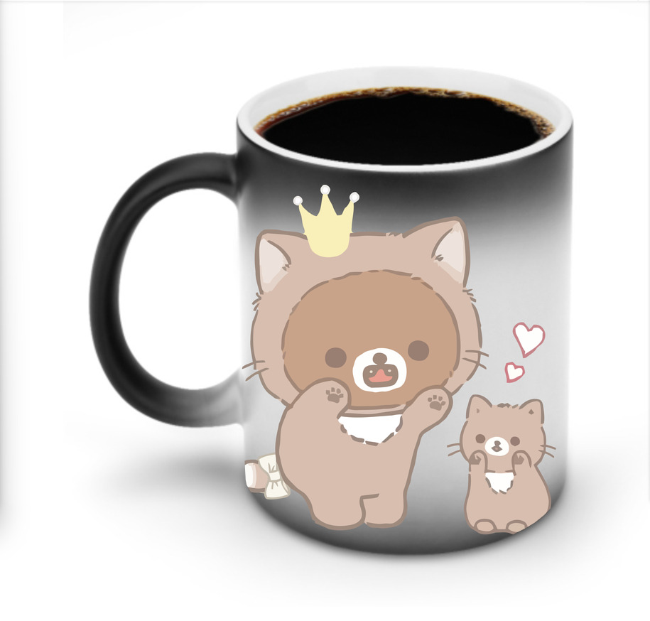 （画像用） リラックマ リラックマ キイロイトリ Rilakkuma Korilakkuma Kiiroitori 温度変色マグカップ
