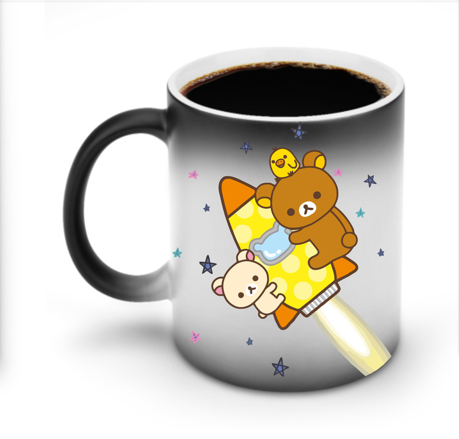 （画像用） リラックマ リラックマ キイロイトリ Rilakkuma Korilakkuma Kiiroitori 温度変色マグカップ