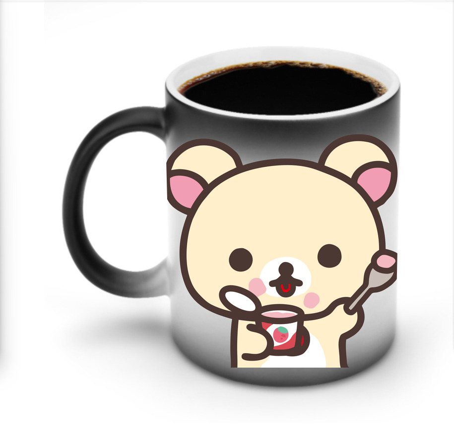 （画像用） リラックマ リラックマ キイロイトリ Rilakkuma Korilakkuma Kiiroitori 温度変色マグカップ