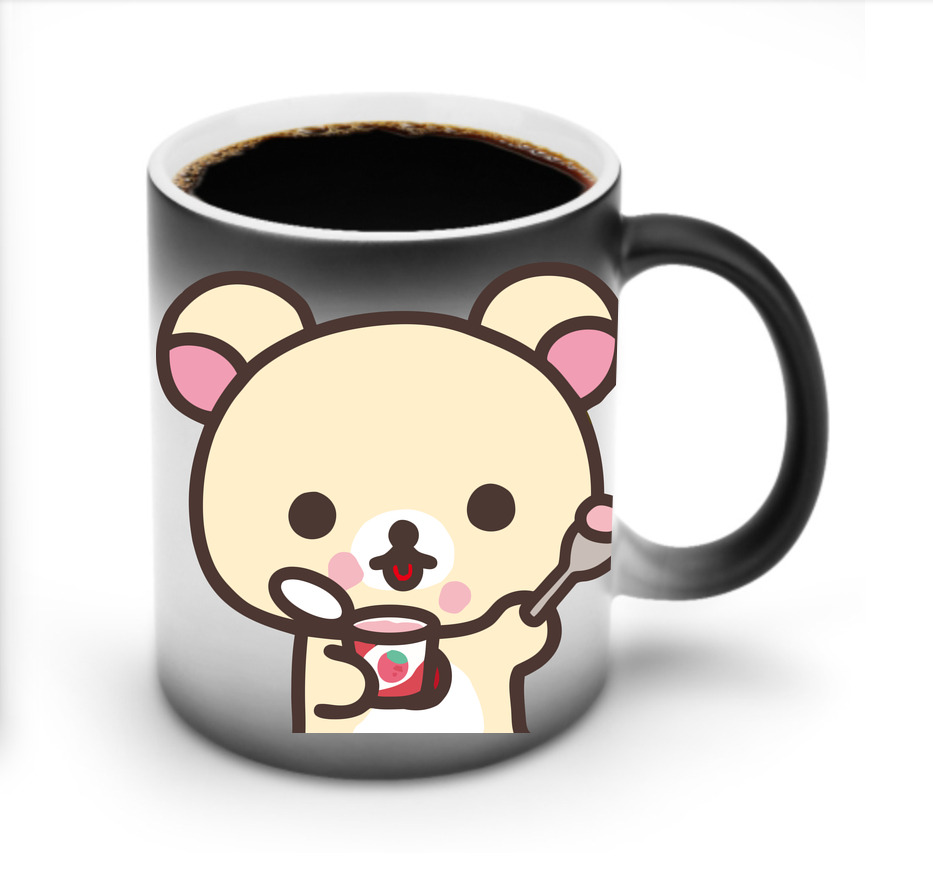 （画像用） リラックマ リラックマ キイロイトリ Rilakkuma Korilakkuma Kiiroitori 温度変色マグカップ