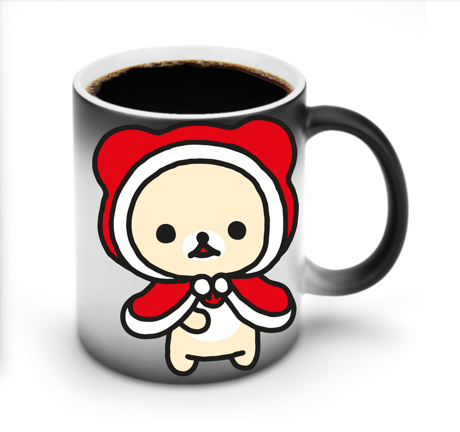（画像用） リラックマ リラックマ キイロイトリ Rilakkuma Korilakkuma Kiiroitori 温度変色マグカップ