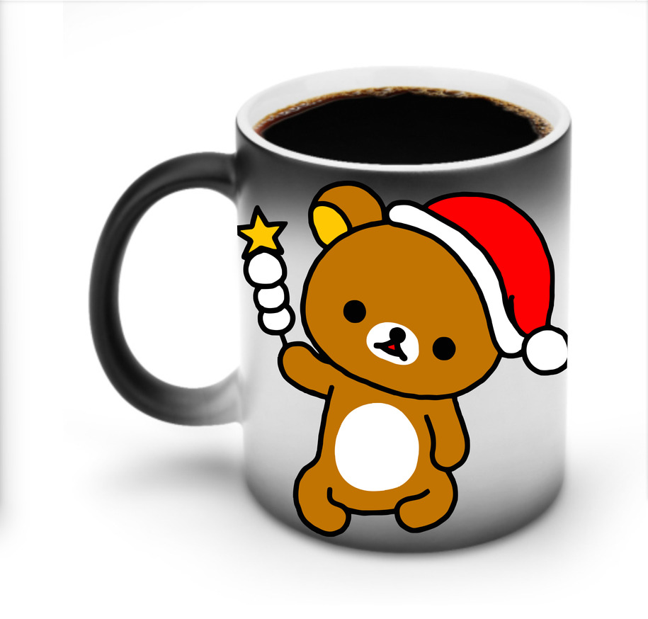 （画像用） リラックマ リラックマ キイロイトリ Rilakkuma Korilakkuma Kiiroitori 温度変色マグカップ