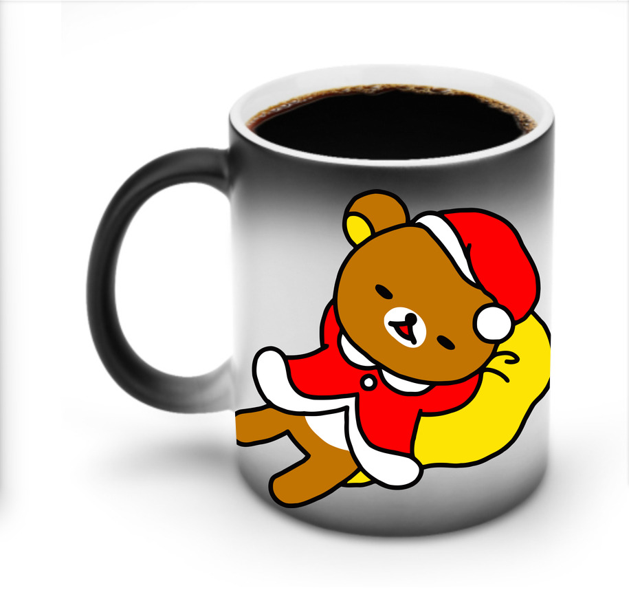 （画像用） リラックマ リラックマ キイロイトリ Rilakkuma Korilakkuma Kiiroitori 温度変色マグカップ