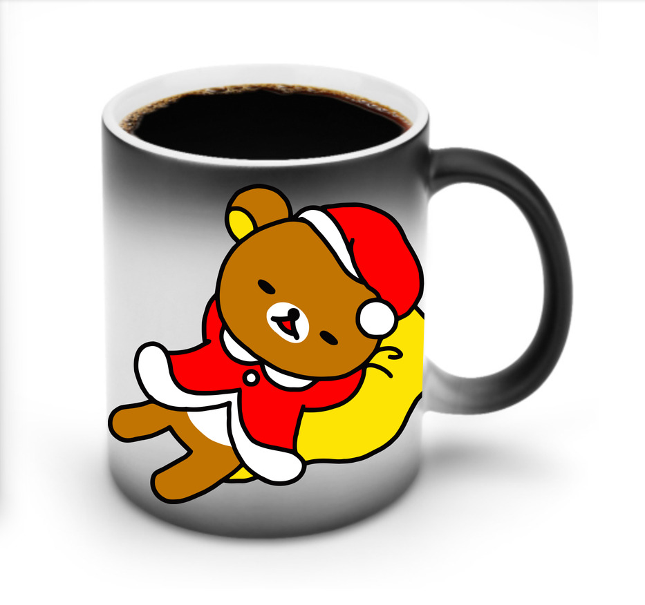 （画像用） リラックマ リラックマ キイロイトリ Rilakkuma Korilakkuma Kiiroitori 温度変色マグカップ