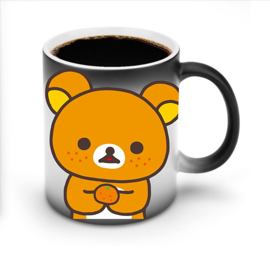 （画像用） リラックマ リラックマ キイロイトリ Rilakkuma Korilakkuma Kiiroitori 温度変色マグカップ