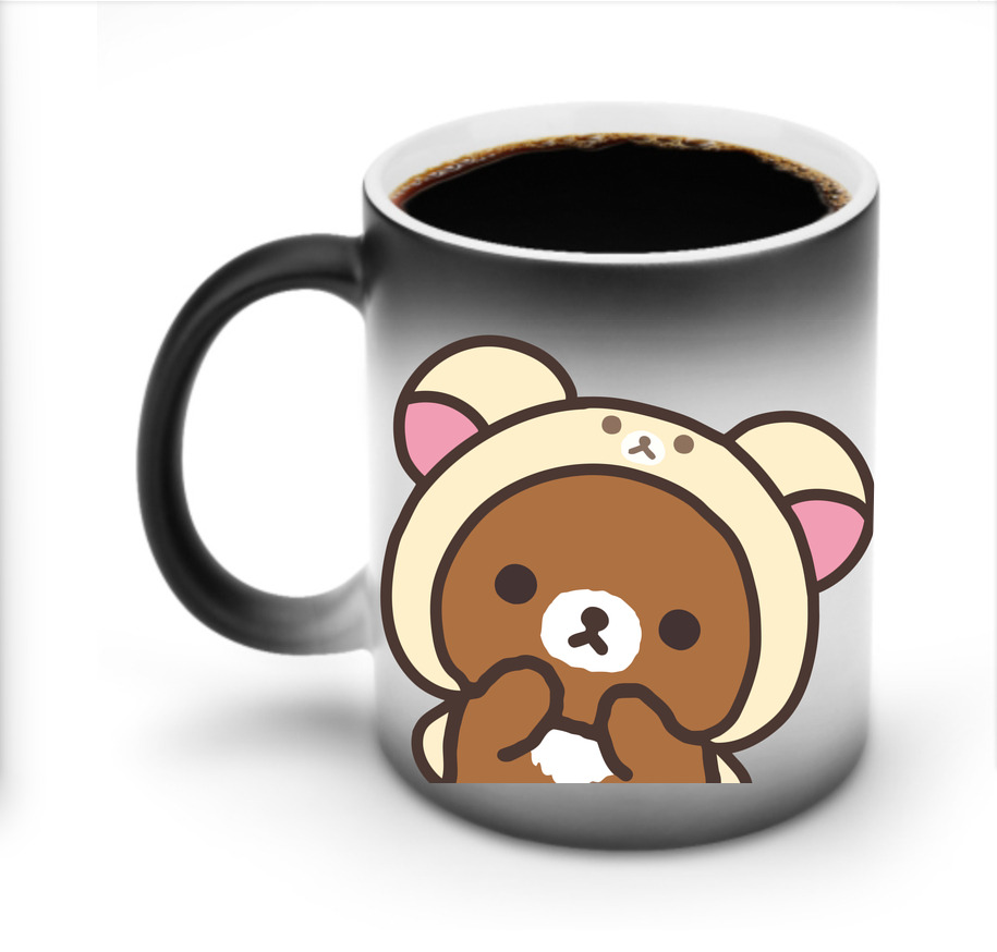 （画像用） リラックマ リラックマ キイロイトリ Rilakkuma Korilakkuma Kiiroitori 温度変色マグカップ