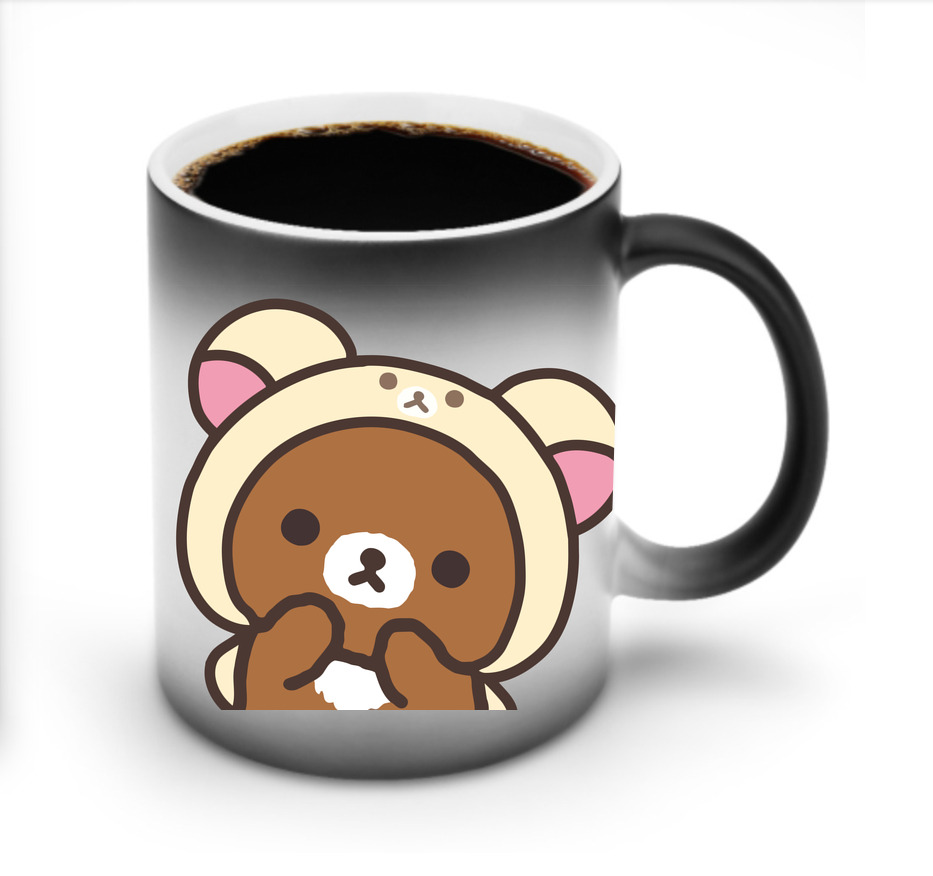 （画像用） リラックマ リラックマ キイロイトリ Rilakkuma Korilakkuma Kiiroitori 温度変色マグカップ