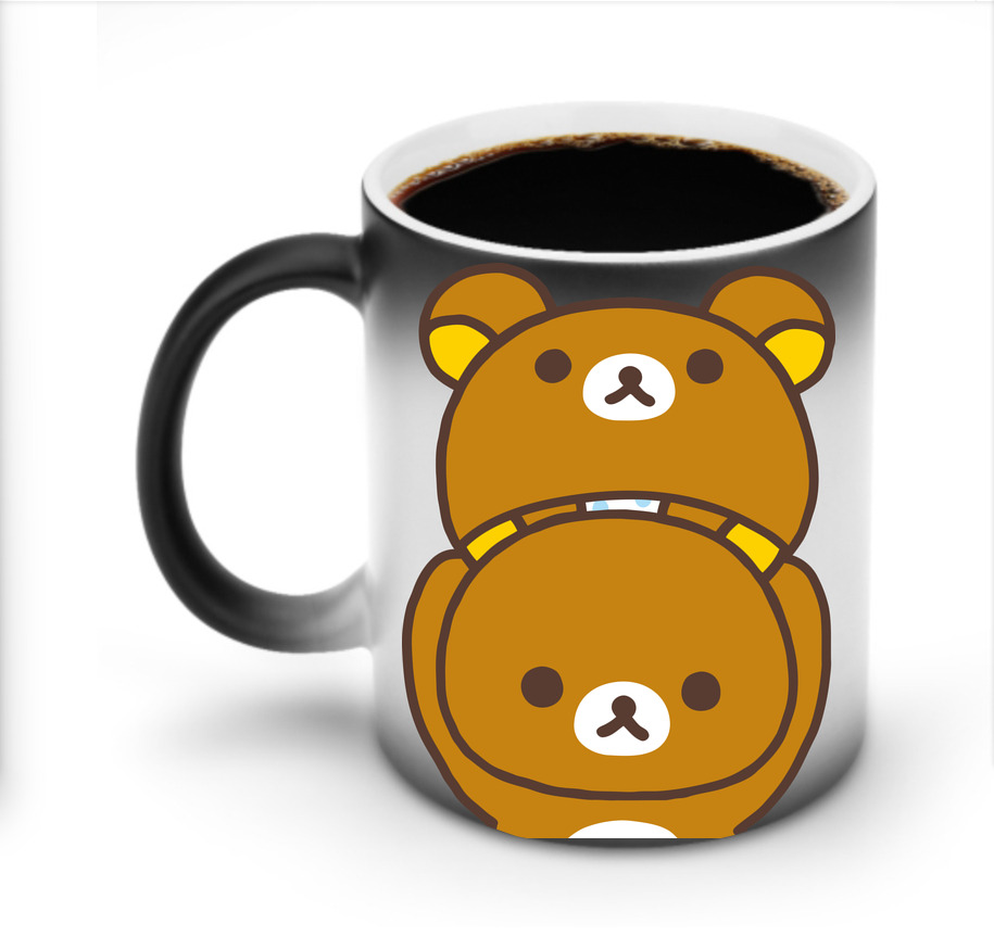 （画像用） リラックマ リラックマ キイロイトリ Rilakkuma Korilakkuma Kiiroitori 温度変色マグカップ