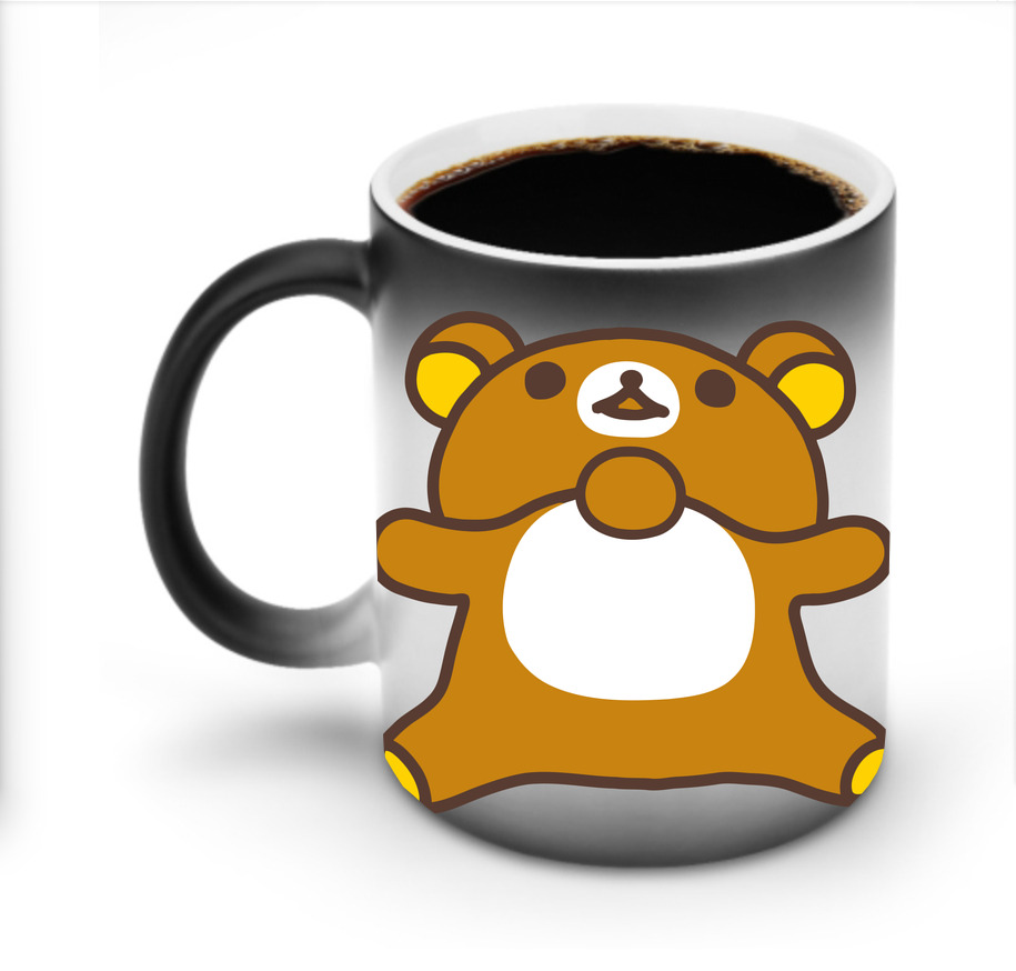 （画像用） リラックマ リラックマ キイロイトリ Rilakkuma Korilakkuma Kiiroitori 温度変色マグカップ