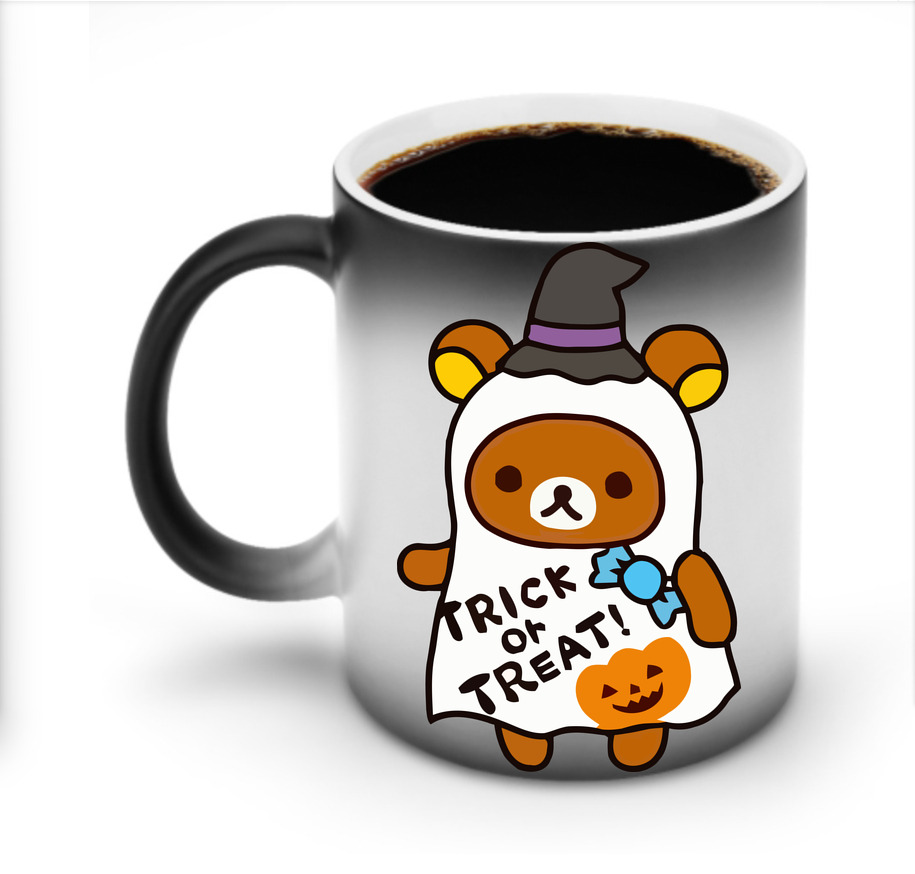 （画像用） リラックマ リラックマ キイロイトリ Rilakkuma Korilakkuma Kiiroitori 温度変色マグカップ