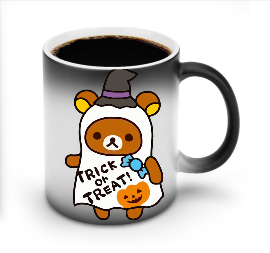 （画像用） リラックマ リラックマ キイロイトリ Rilakkuma Korilakkuma Kiiroitori 温度変色マグカップ