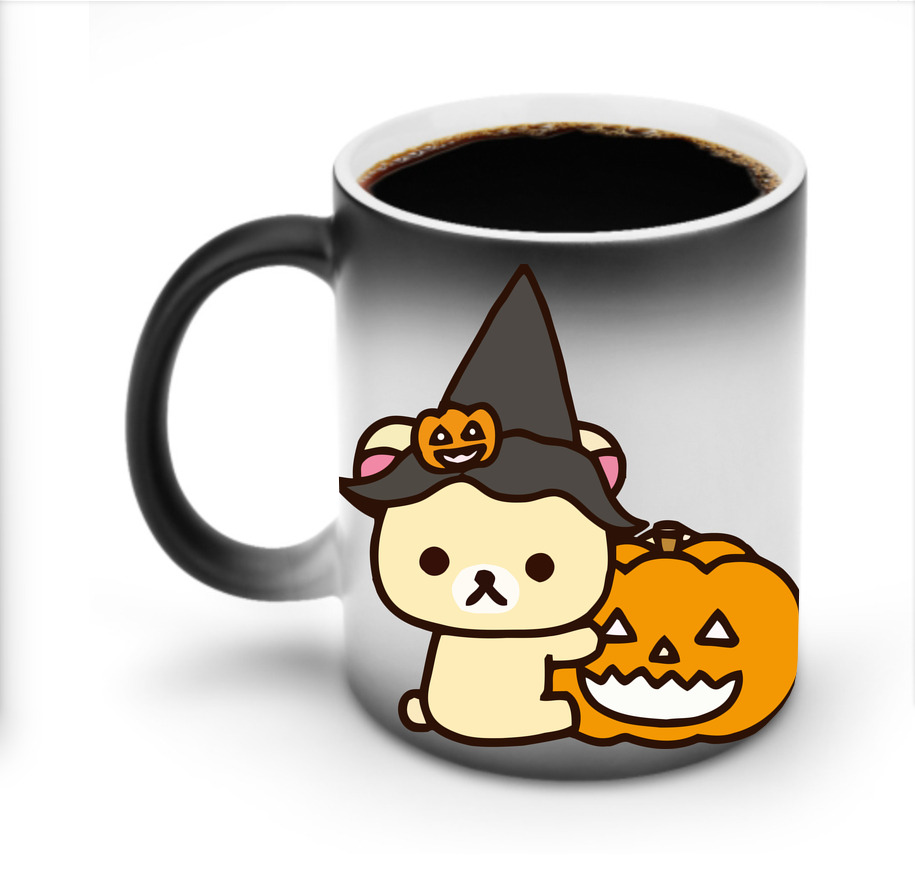 （画像用） リラックマ リラックマ キイロイトリ Rilakkuma Korilakkuma Kiiroitori 温度変色マグカップ