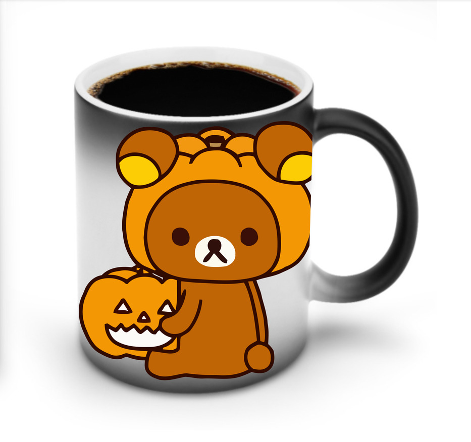 （画像用） リラックマ リラックマ キイロイトリ Rilakkuma Korilakkuma Kiiroitori 温度変色マグカップ
