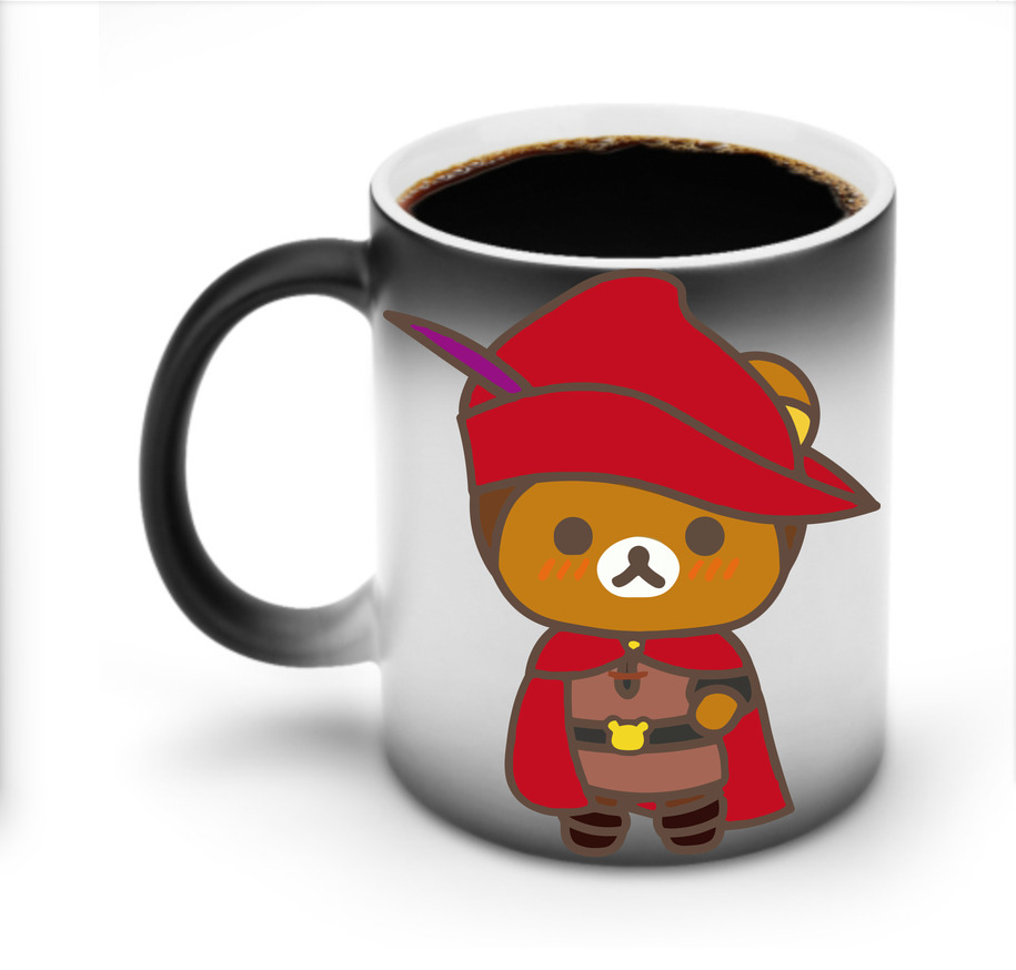 （画像用） リラックマ リラックマ キイロイトリ Rilakkuma Korilakkuma Kiiroitori 温度変色マグカップ