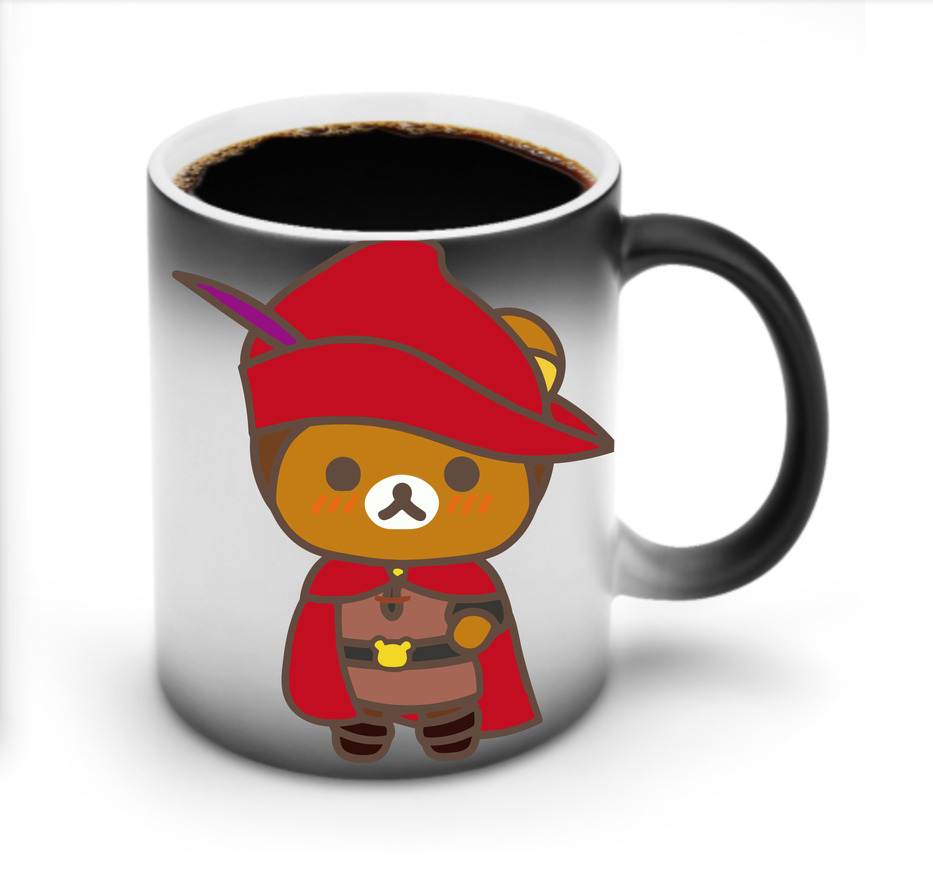 （画像用） リラックマ リラックマ キイロイトリ Rilakkuma Korilakkuma Kiiroitori 温度変色マグカップ