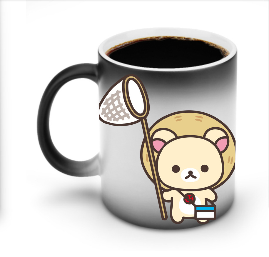 （画像用） リラックマ リラックマ キイロイトリ Rilakkuma Korilakkuma Kiiroitori 温度変色マグカップ