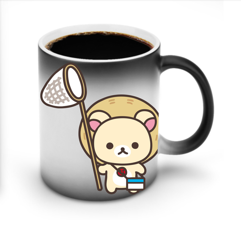 （画像用） リラックマ リラックマ キイロイトリ Rilakkuma Korilakkuma Kiiroitori 温度変色マグカップ