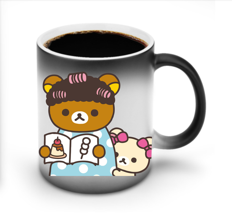 （画像用） リラックマ リラックマ キイロイトリ Rilakkuma Korilakkuma Kiiroitori 温度変色マグカップ