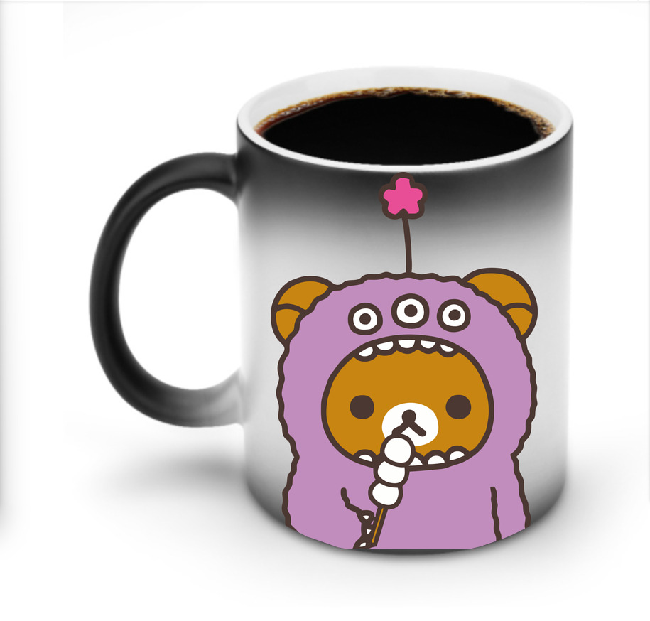 （画像用） リラックマ リラックマ キイロイトリ Rilakkuma Korilakkuma Kiiroitori 温度変色マグカップ